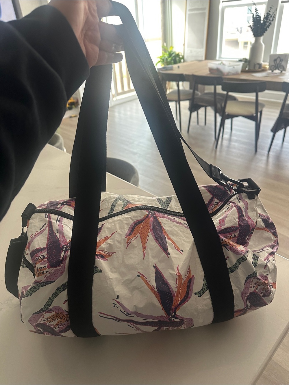 ALOHA Collection Duffle Bag in Paradise on Repeat Print - Picture 3 of 8